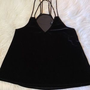 SOLD - Velvet Black Top